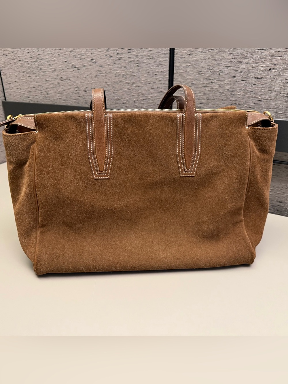 Songmont Medium Yore Duffle Bag - Sandal Suede 🧸♥️ - Picture 5 of 13